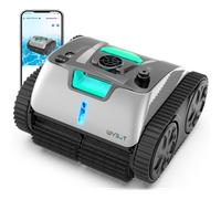 Wybot Robot de piscine sans fil C1 Pro – Intelligent, puissant et performant avec appli – Argenté