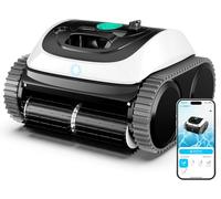 WYBOT C1 Robot aspirateur de piscine pour piscines creusées et hors sol, nettoyeur de piscine sans fil de 150 minutes, nettoyage 4 en 1 des murs et des conduites d'eau jusqu'à 1 614 m², navigation