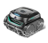 WYBOT C2 Vision-A Robot de Piscine sans Fil avec caméra IA, 8 Modes, Forte Aspiration, Double Filtre, Ligne d'eau, Batterie de Robot de Piscine Mur et Sol, contrôle par Application - Noir Vert foncé