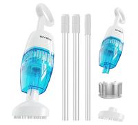 WYBOT HJ10P Aspirateur de piscine portatif, manche télescopique inclus, aspiration puissante de 25 L/min, grande batterie de 5 200 mAh, autonomie maximale de 60 minutes, filtre de 0,5 L