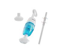 WYBOT HJ10P Aspirateur de piscine portatif, manche télescopique inclus, aspiration puissante de 25 L/min, grande batterie de 5 200 mAh, autonomie maximale de 60 minutes, filtre de 0,5 L