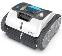 WYBOT Robot de Piscine Automatique pour 120 Minutes, Ligne d'eau et des Murs, avec Planification D'itinéraire, Charge Rapide, pour Piscines Hors Sol ou Enterrées Jusqu'à 120 ㎡