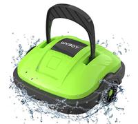 WYBOT Robot Piscine sans Fil pour Piscine Hors Sol Jusqu'à 80m², Stationnement Automatique | Double Motorisation Aspirateur Robot Piscine 100 Minutes d'Aspiration Puissante Robot Vert