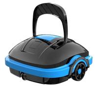 WYBOT Wireless Pool Robot for Above Ground Pools Up to 50 m2, Automatic Parking Dual Motorisation Vacuum Robot Pool 50 Minutes Pow