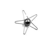 WYBZDA 40mm Glaçons Métalliques Réutilisable Boule De Refroidissement Du Café Instantané Boule Congelée Expresso Préserve Les Arômes Universel Cafés Bars(1pcs)