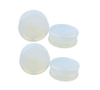 Wycian 4PCS Pierre Oreilles Ecarteur, Opale Oreilles Ecarteur Opale Pierre Piercing Oreille Tunnel 12x12MM 1/2''