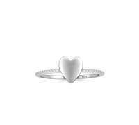 Wycian Bague Couple Gravure Bagues Femmes Argent 925 1.2mm Zircone Cubique Bague Semi-Éternité avec Cœur Taille pour Lesbiennes