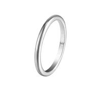 Wycian Bague de Fiançailles Femme, Bague Argent Kit Tungstène Taille 69 Simple Poli 2mm Personnalisé pour Fiancaille