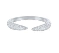 Wycian Bague pour Son Copain Alliance Femme en Argent Blanc Or Blanc 9K Au375 de Forme Ronde Moissanite Taille 61.5 pour Lesbienne Mère