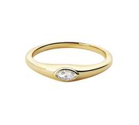 Wycian Porte Alliance Anneaux Homme Or 9K Au375 Forme Marquise Moissanite Taille 52.5 pour Sœur Mère