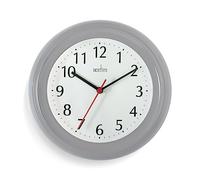 Wycombe 21417 - Horloge Murale de 225 mm en Argent