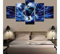 WYCQT Impressions sur Toile 5 Pièces Animation Naruto Kakashi Affiche Salon Salon Décoratif À La Maison Art Mural No Frame Taille C