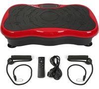 WYCTIN Vibrationsplatte Vibration Fitness Bluetooth LCD Training Exercise Platform Schwarz rot