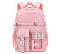 WYCY Sac à Dos Mode Réfrigérateur Porte Cartable Grande Capacité Kawaii Scolaire étanche pour Filles (Rose B)