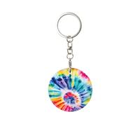 WYCZHY Beautiful World Rainbow Tribe Porte-clés pour porte-clés compact pour porte-clés de voiture, blanc, taille unique