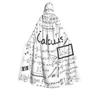 WYCZHY Costume de géométrie mathématique geek calcul Larp Cape à capuche pour adulte Cape médiévale pour Renaissance Festival Gothique
