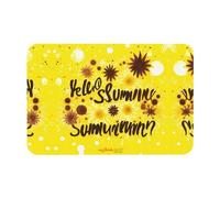 WYCZHY Goodlooking Hello Nice Sunshines Impression Diatomée Tapis de bain antidérapant, 60 x 39 cm, facile à ranger, tapis de bain pour salle de bain et cuisine