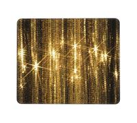 WYCZHY Grand tapis de souris de jeu à paillettes dorées avec impression scintillante, tapis de souris pour clavier d'ordinateur, tapis de bureau pour salles de jeux, bureaux à domicile