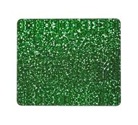 WYCZHY Grand tapis de souris de jeu à paillettes vertes avec impression scintillante, tapis de souris pour clavier d'ordinateur, tapis de bureau pour salles de jeux, bureaux à domicile