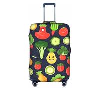 WYCZHY Grande housse de valise avec fermeture éclair pour protéger les bagages pendant les voyages, blanc, L