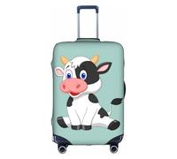 WYCZHY Grande housse de valise avec fermeture éclair, protège les bagages pendant les voyages, blanc, L