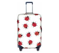 WYCZHY Grande housse de valise élastique avec fermeture éclair, protège les bagages pendant les voyages, blanc, L