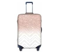 WYCZHY Grande housse de valise élastique avec fermeture éclair, protège les bagages pendant les voyages, blanc, S