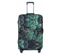 WYCZHY Grande housse de valise, housse élastique avec fermeture éclair, protège les bagages pendant les voyages, blanc, M