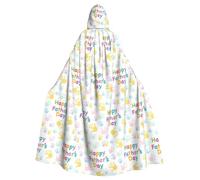 WYCZHY Hand And Happy Fathers Day Costume Cape à capuche pour adulte Cape médiévale pour Renaissance Festival Gothique