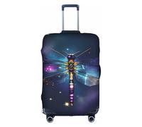 WYCZHY Housse de grande valise avec fermeture éclair pour protéger les bagages pendant les voyages, blanc, S