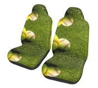 WYCZHY Housse de siège de voiture imprimée balle molle - Protection universelle pour voiture, SUV, berline, camion