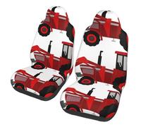 WYCZHY Housses de siège de voiture avec imprimé tracteur de dessin animé, protection universelle pour voiture, SUV, berline, camion