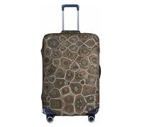 WYCZHY Petoskey Stone 1 Grande housse de valise, housse élastique avec fermeture éclair, protège les bagages pendant le voyage, blanc, XL