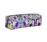 WYCZHY Pochette en cuir pour étudiants - Grande capacité - Pensée - Impression parfaite - Pour l'école - Outil de papeterie, doré, Taille unique, Trousse de maquillage