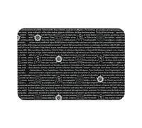 WYCZHY Supernatural Inspiration Impression Diatomée Tapis de bain antidérapant 60 x 40 cm Facile à ranger Tapis de bain pour la cuisine