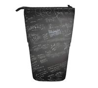 WYCZHY Trousse à crayons avec motif de symboles mathématiques - Pour le travail, le bureau, les artistes, Noir , Taille unique, Organiseur de sac