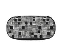 WYCZHY Trousse à crayons haute capacité à paillettes argentées pour adultes, Noir , Taille unique, Organiseur de sac