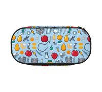 WYCZHY Trousse à crayons haute capacité Cartoon Tools - Trousse à crayons - Trousse à stylos - Fournitures esthétiques pour adultes, Noir , Taille unique, Organiseur de sac