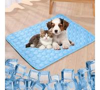 WYDDSX 2025 The Ultimate Cooling Pet Mat,Upgrade Washable Pet Cooling Mat for Dogs & Cats,Portable Dog Cool Bed for Summer (Blue,50 * 40cm)