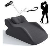 WYDDSX Coussin Sexuel Couple,Cousin Sexuelle Adulte Couple,Coussin Sexes Couples Plaisir (Noir)