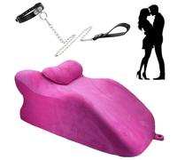 WYDDSX Coussin Sexuel Couple,Cousin Sexuelle Adulte Couple,Coussin Sexes Couples Plaisir (Rouge)