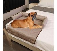 WYDDSX Pelsbarn Cooling Bed,Pelsbarn Cooling Dog Bed for Car,Self Cool Dog Sofa Mat with Ice Silk Fabric,Durable Anti-Scratch Gel Pad for Dogs Cats in Hot Summer (Coffee,90 * 90cm)