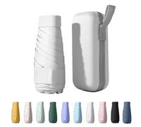 Wydexint Parapluie Compact Pliable Anti UV Mini dans une Boîte de Voyage, Imperméable et Coupe-Vent