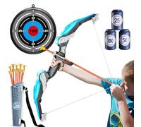 Wydexint Tir à l'arc Flèche Et Arc Jouet pour Enfants, Nsemble De Tir à Larc, Kit d'arc Et De Flèche pour Enfants,Support De Flèche, Jouet d'Intérieur Et d'Extérieur