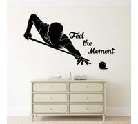 WYFCL Citations Inspirantes pour Les Décalcomanies Murales De Sport De Billard pour Les Joueurs De Billard Actuels Stickers Muraux Vinyle pour La Décoration Intérieure De La Maison 68X42Cm