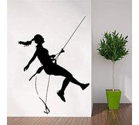 Sticker Mural Pvc Amovible Sticker Mural Escalade Escalade Sport Décoration De La Maison 57X23Cm
