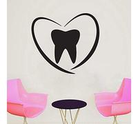 WYFCL Stickers Muraux, Autocollants Muraux Sourire De Dentiste Clinique Dentaire Fenêtre Stickers Muraux Clinique Dentaire Décoration Papier Peint 42X37Cm