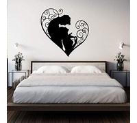 WYFCL Stickers Muraux, Sticker Mural Autocollant De Mariage Autocollant Maison Chambre Décoration Murale 86X88Cm