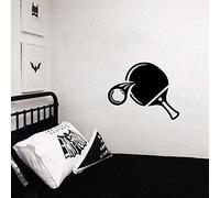 WYFCL Stickers Muraux Stickers, Tennis De Table Salon Chambre Décoration Stickers Muraux PVC 53Cm * 35.4Cm
