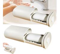 WYFCR 2PCS porte-savons de voyage avec couvercle, mini porte-savon, étanche, portable, porte-savon de voyage, salle de bain, cuisine, comptoir, nettoyage facile boite à savon